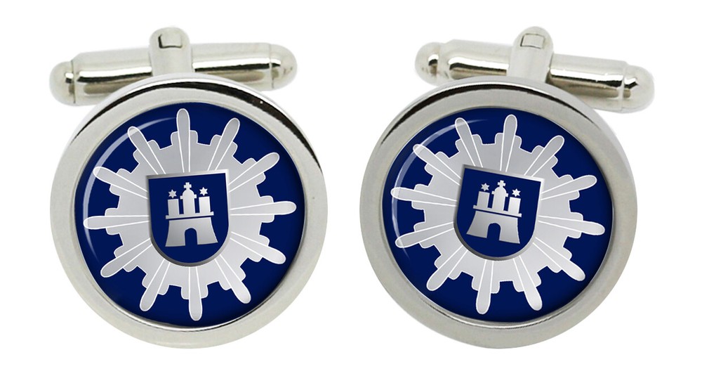 Polizei Hamburg Cufflinks in Box
