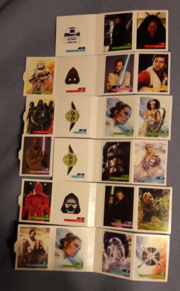 Star Wars LECLERC 4 Sticker Choose From Listing List