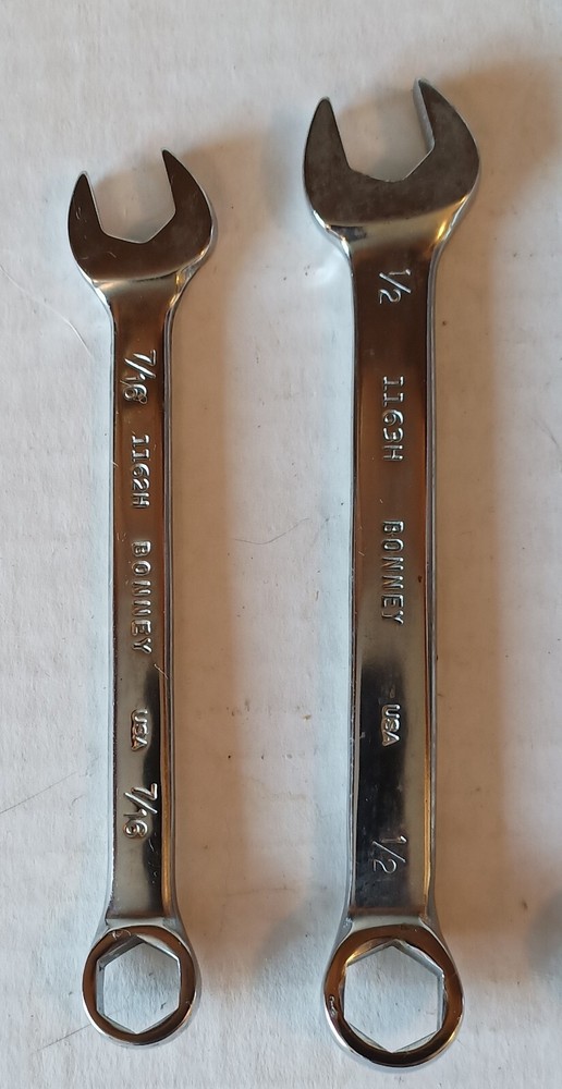 NOS Bonney Combination Wrenches 6pt