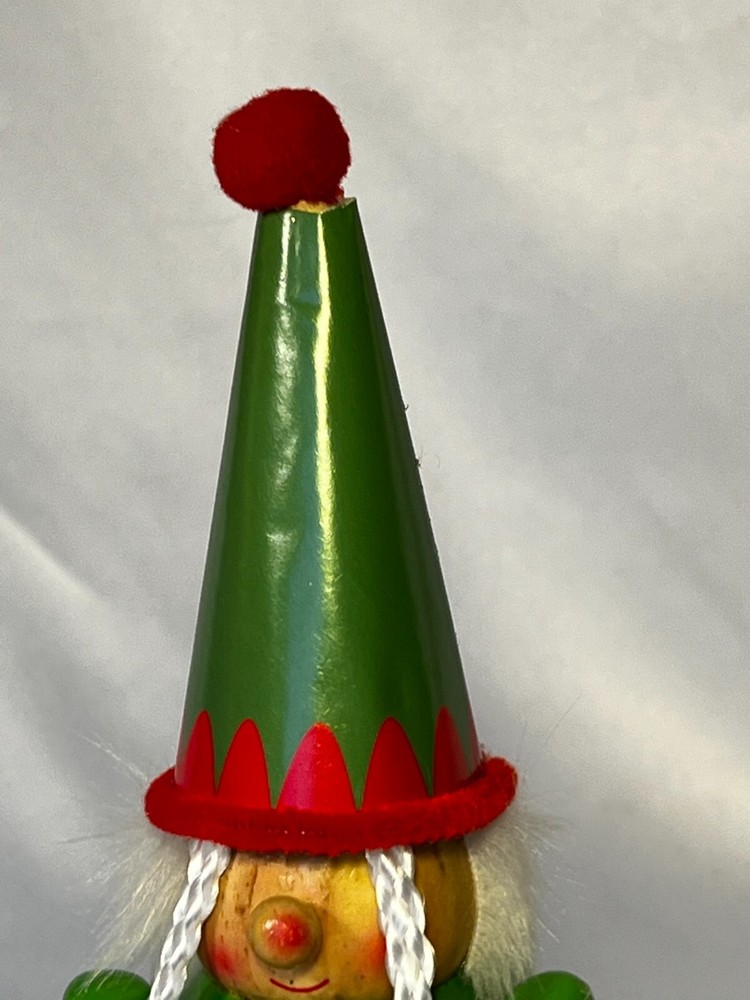 CHRISTMAS ELF GNOME NUTCRACKER~Present*Hat
