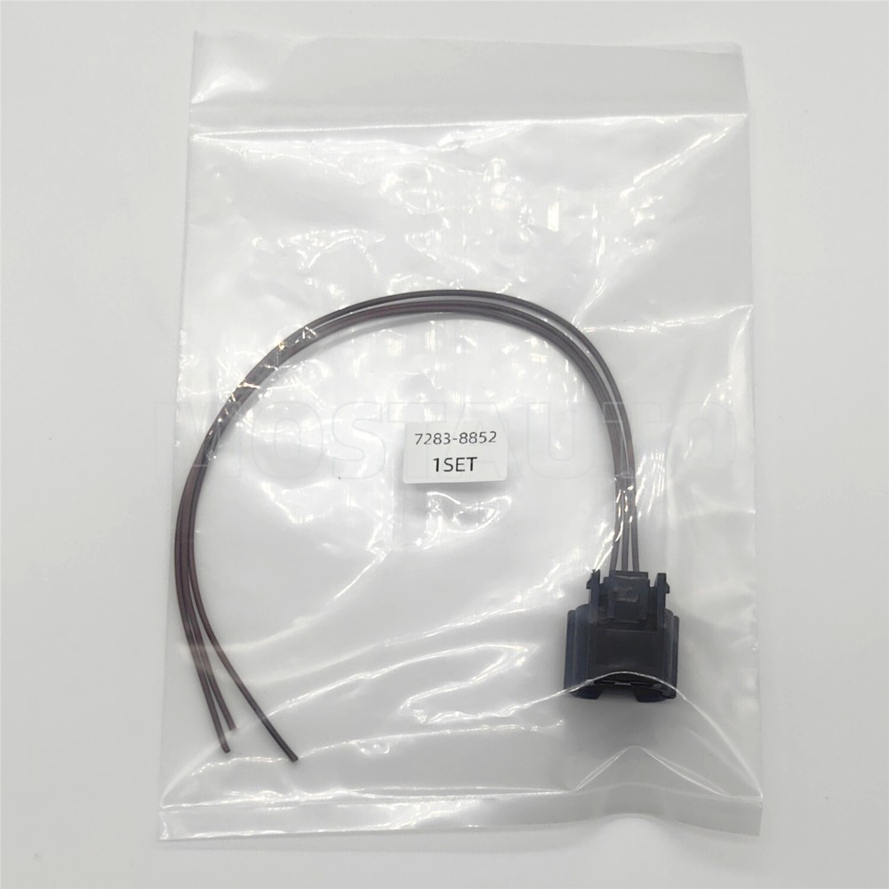 7283-8852 RH 3-Pin Female Connector Wire Harness Plug (Fully Assembled)