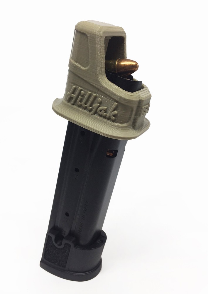 Universal 9MM Double-Stack Magazine Loader, Hilljak QL9 1.0 - Dark Earth