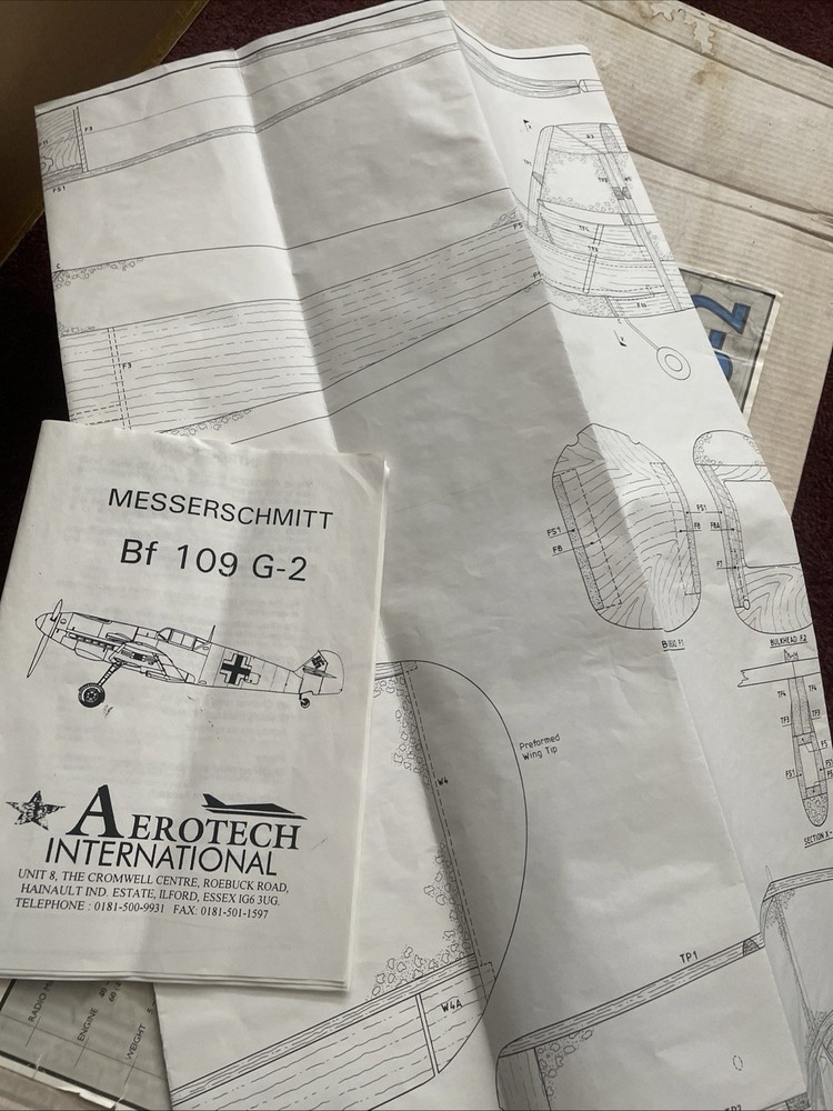 Rc Airplane Kit Messerschmitt BF 109G-2