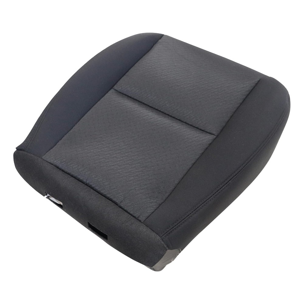 Front Driver Side Bottom & Top Lean Back Replacement Cloth Seat Covers Black
