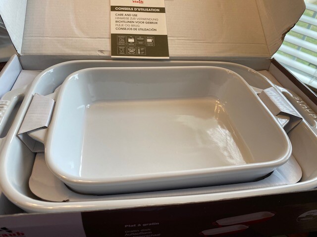 Staub Ceramics 2pc Rectangular Baking Dish Set