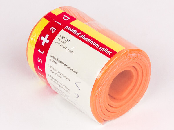 Ever Ready First Aid Universal Aluminum Splint Orange - 36" Rolled