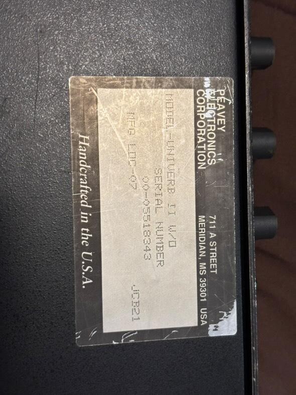 Peavey Univerb II Used