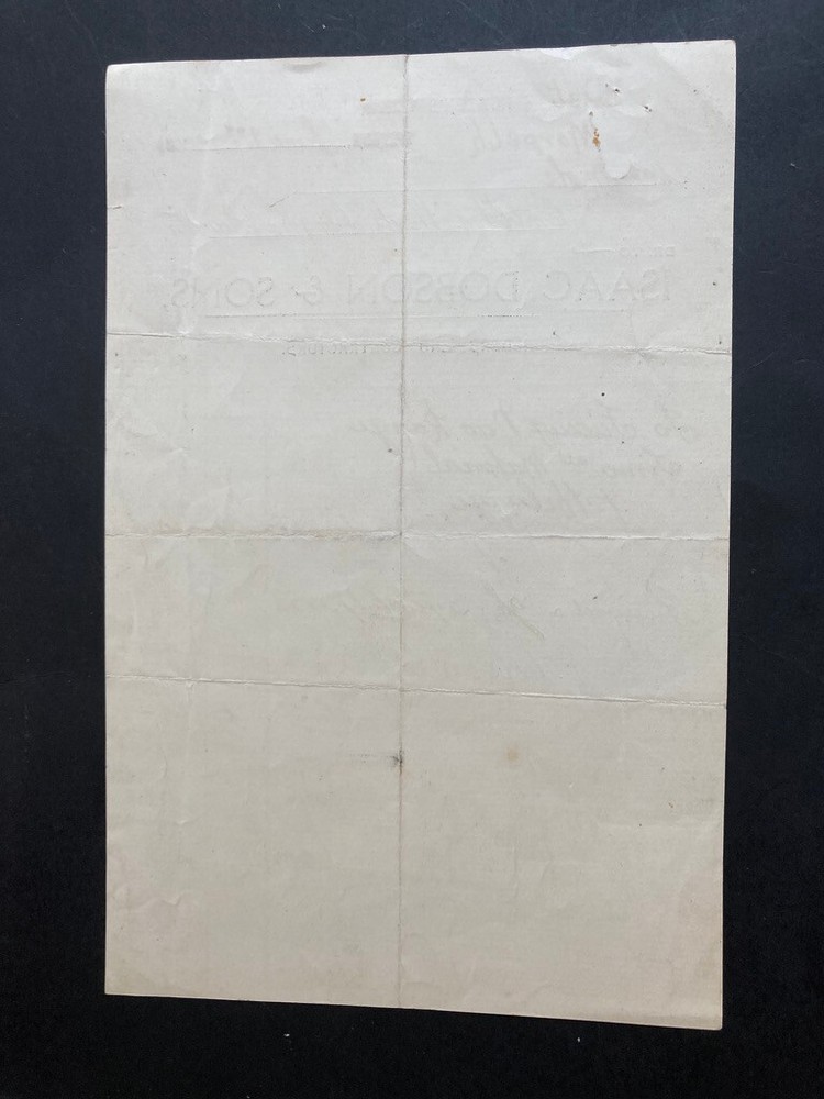 1933 Isaac Dobson builder & contractor East Morpeth invoice