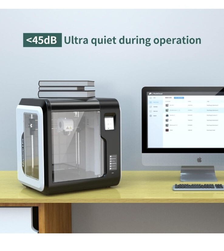 Flashforge Adventurer 3 3D Printer with Removable Nozzle - Black