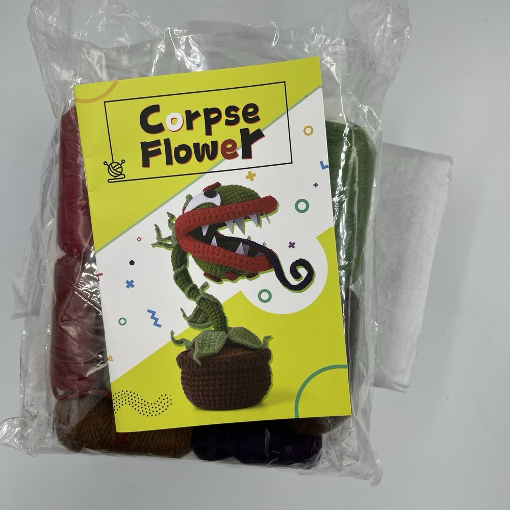 Corpse Flower Complete Crochet Kit for Beginners Crafts