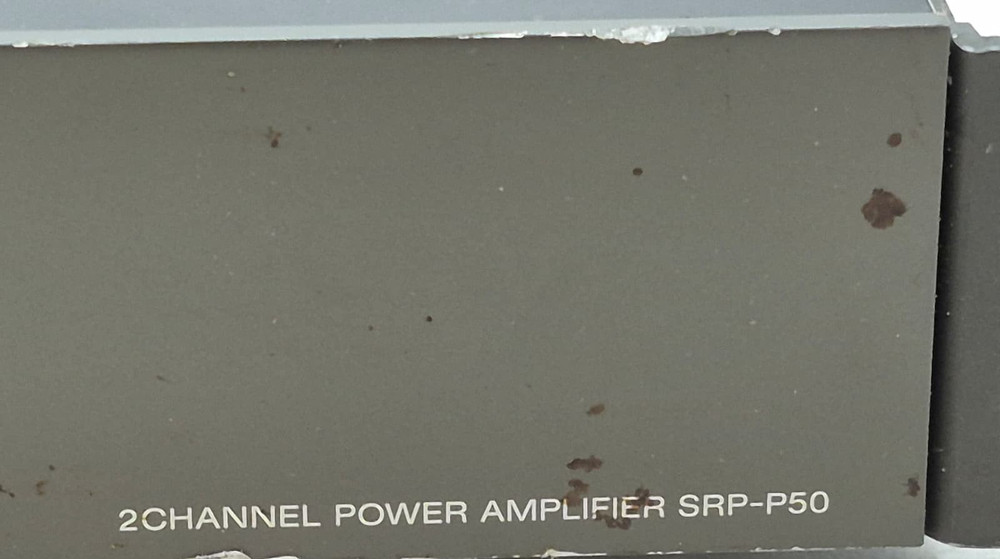 SONY SRP-P50 POWER AMPLIFIER - Missing Volume Knob