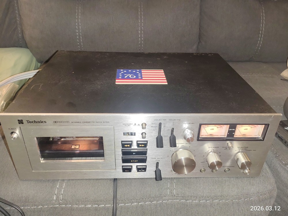 Technics RS-676A Stereo cassette deck. Working Tested