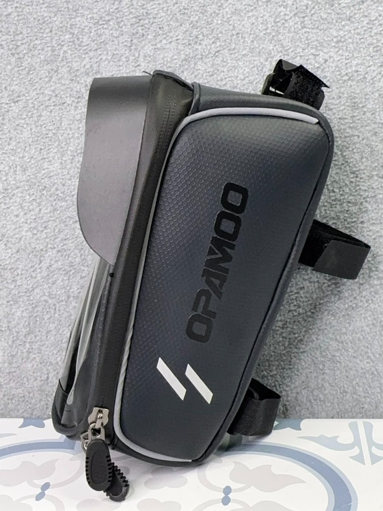 Opamoo Bicycle Phone Front Frame Case Touch Screen Sun Visor Large Capacity