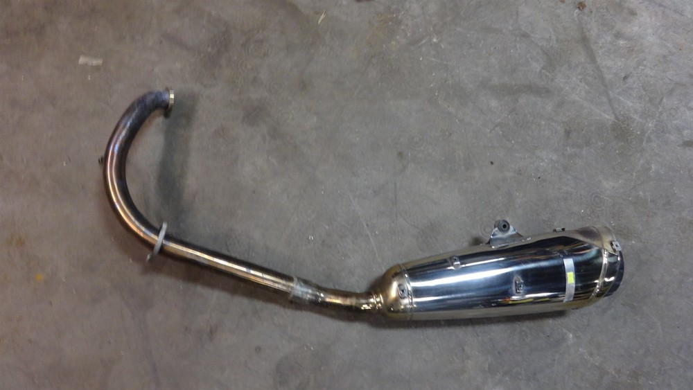 2003 BMW F650CS 650 CS S596. complete exhaust header muffler tail pipe o2 sensor