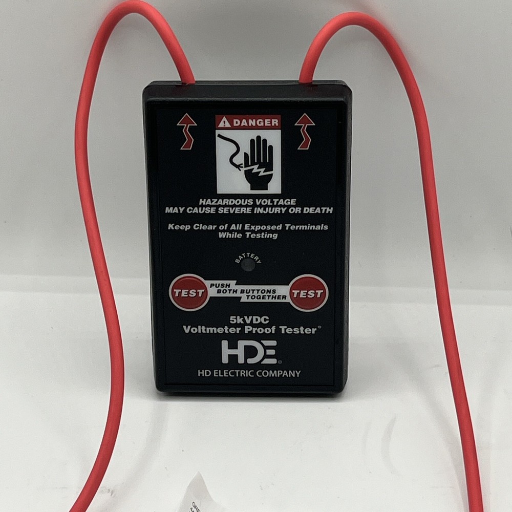HDE PT-5000B Proof Tester, Light, No Display, DC 35ME34