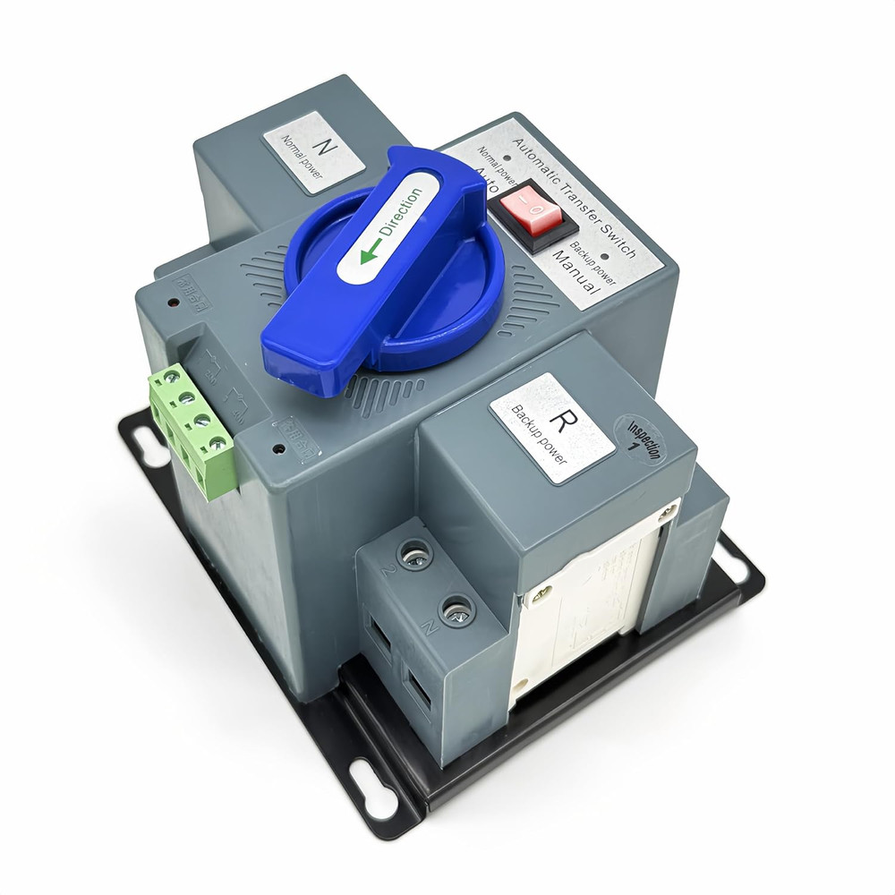AC220V 63A 2P Automatic Transfer Switch, Solar Mini ATS, Generator Dual Power Ch