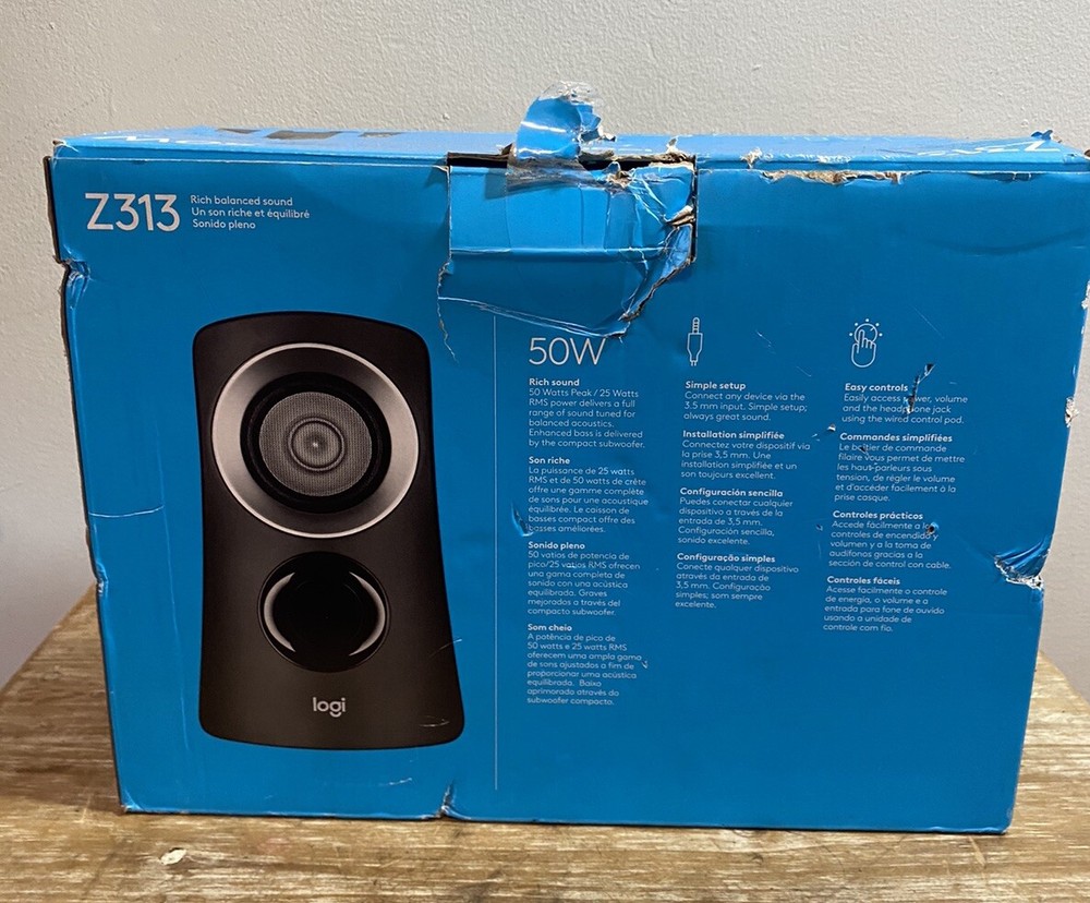Logitech Z313 Speaker System with Subwoofer For Computer