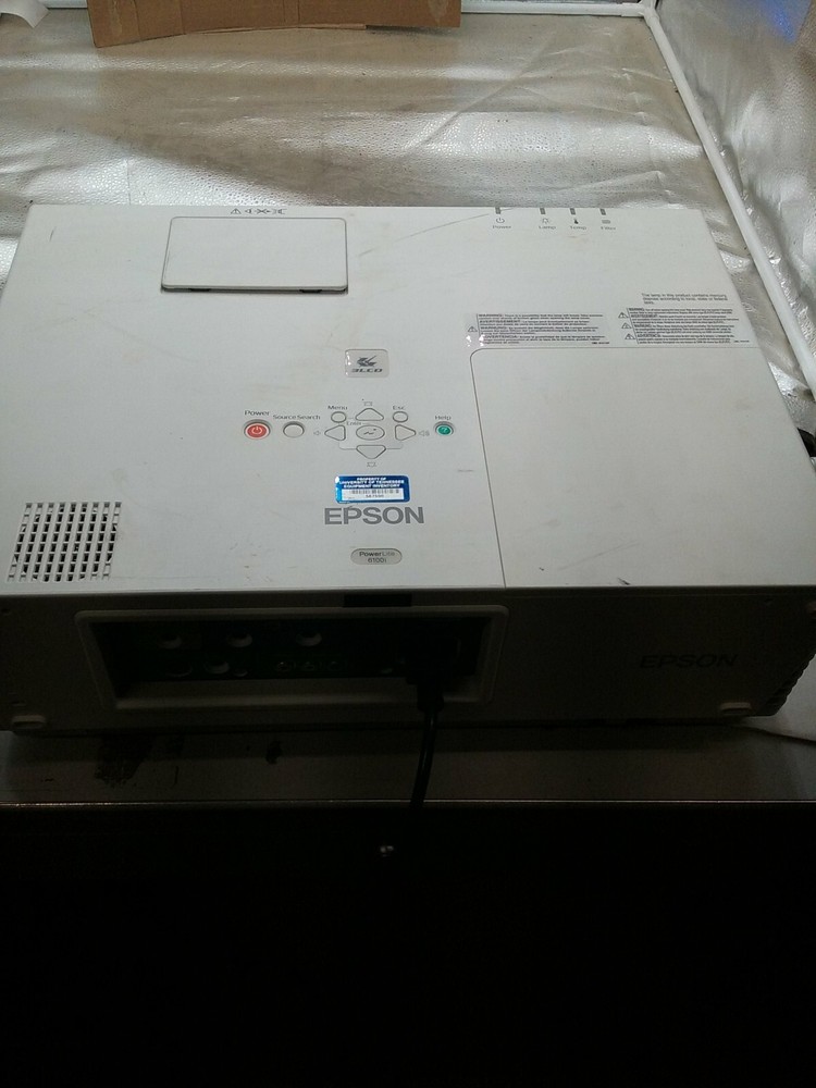 Epson PowerLite Power Lite 6110i Projector 1631 Hours