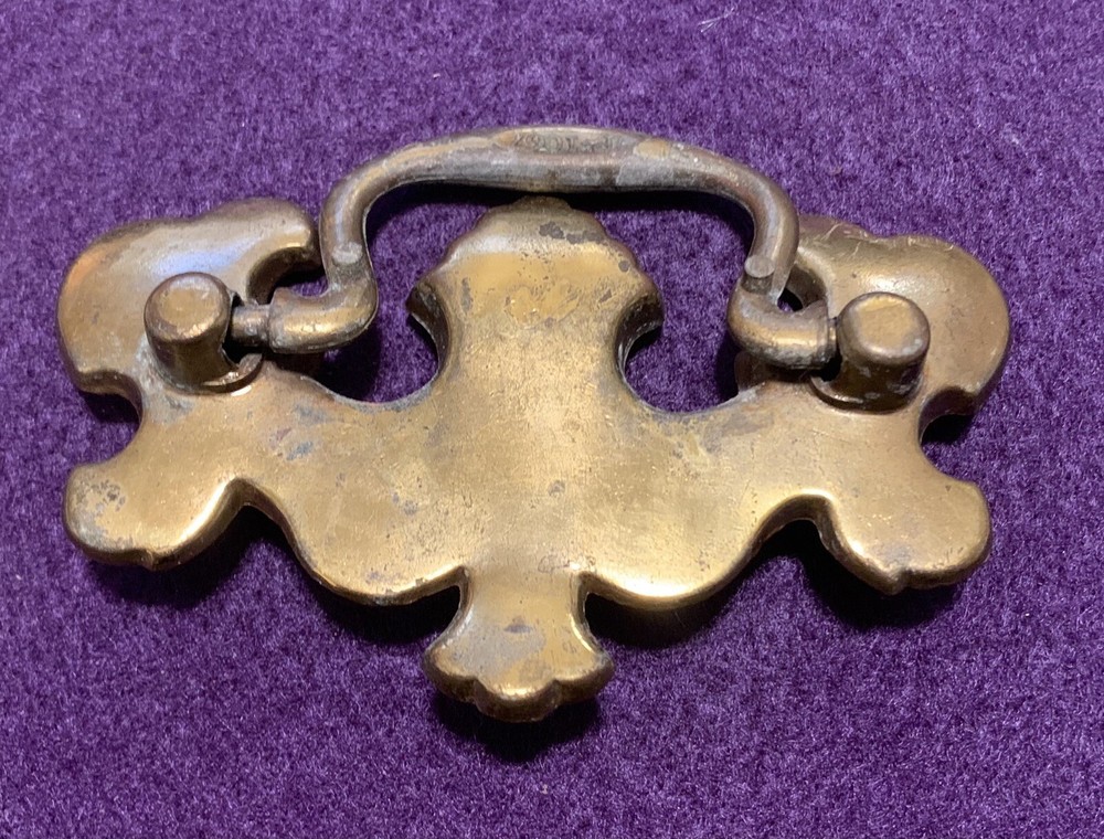 Brass Chippendale Colonial Antique Hardware Drawer Pull 2 1/2” centers Batwing
