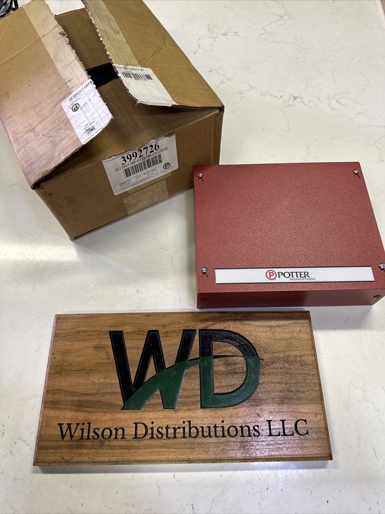 Porter AE-2 Two Card Accessory Fire Alarm Enclosure NIB 3992726