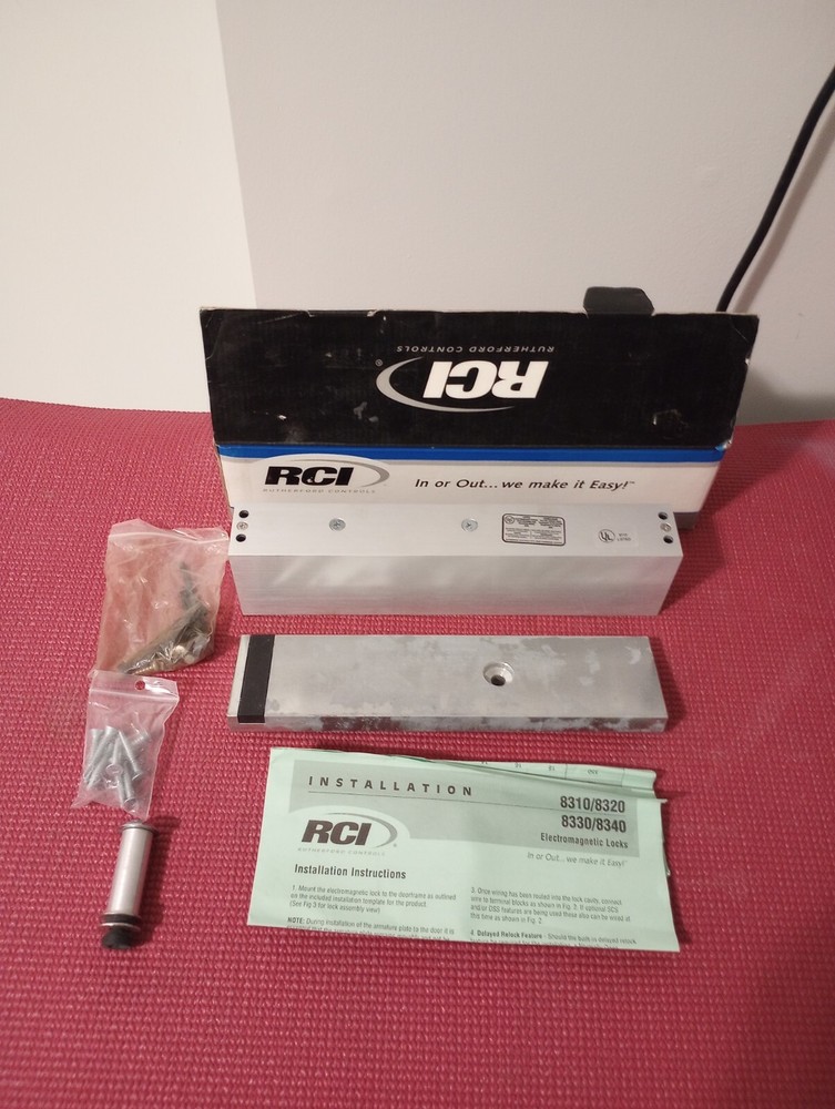 RCI 8310 MultiMag Electromagnetic Lock with Door Status Sensor