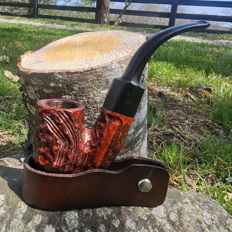 Jobey Shellmoor Oom Paul Rusticated Estate Pipe