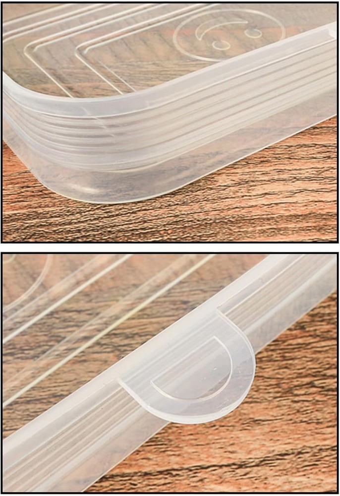 6 Packs Rectangular Silicone Stretch Lids Set of 6 Sizes Reusable Sturdy
