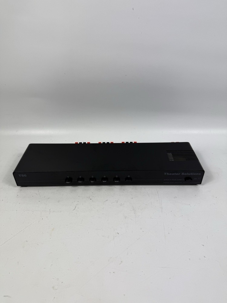 Theater Solutions TS6 Dual Input 6 Zone 12 Speaker Selector Box Volume Controls