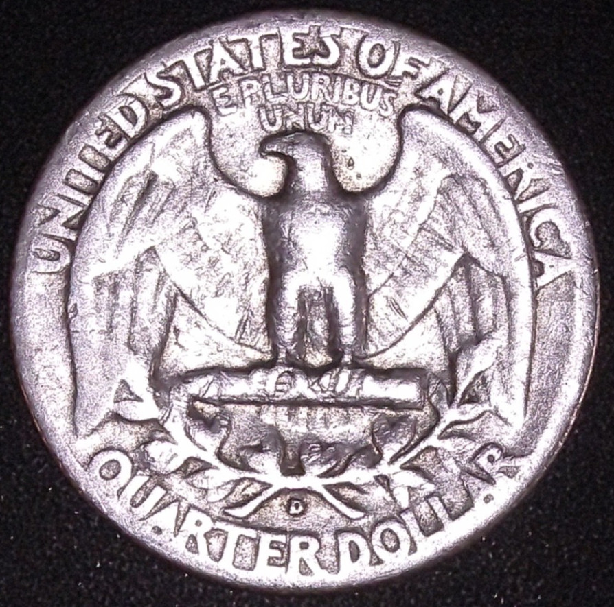 1952-D WASHINGTON SILVER QUARTER