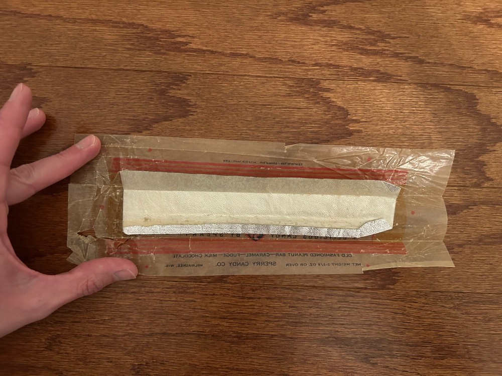 Vintage {Sperry} "CHICKEN DINNER" {Old-Fashioned Peanut Bar} Candy Wrapper RARE!