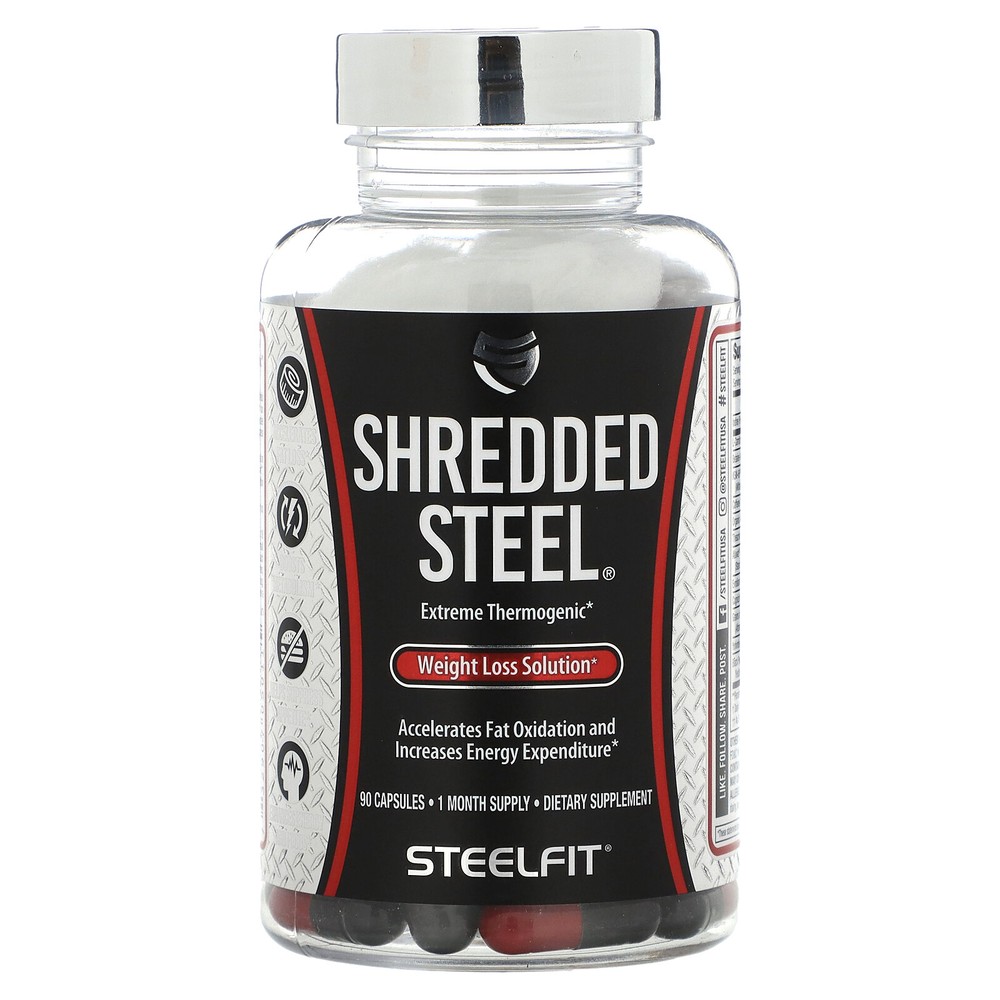 Shredded Steel, Weight Loss Solution, 90 Capsules