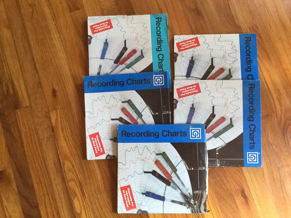 Chart Recorder Circular paper for BIF recorder 12HR 0-100 range