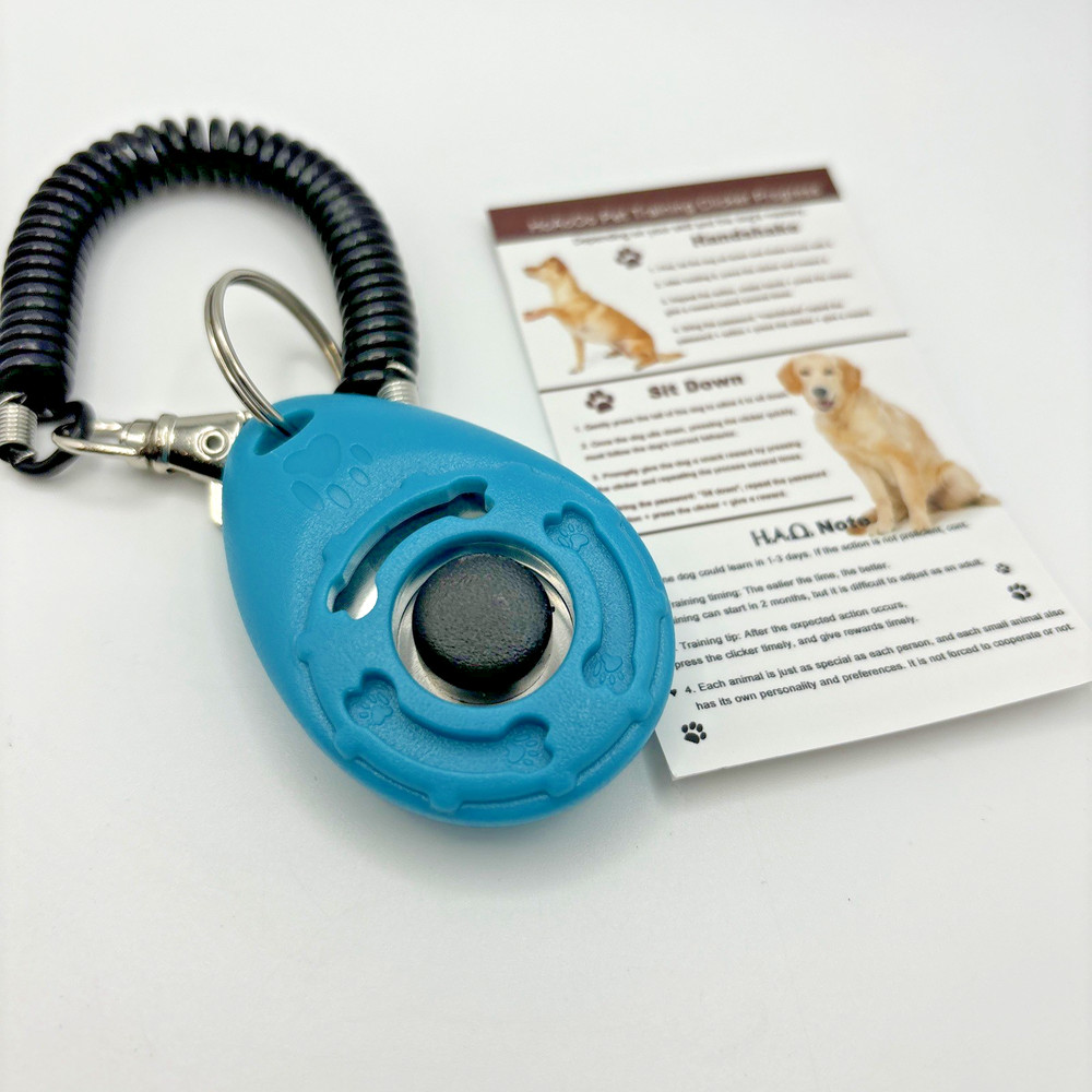 Pet Training Clicker with Wrist Strap - Dog Training Clicker Blue New