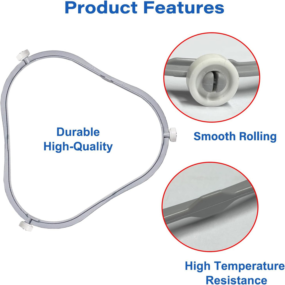 7.48 in W11252182 Microwave Turntable Ring Replacement for Whirlpool with Roller