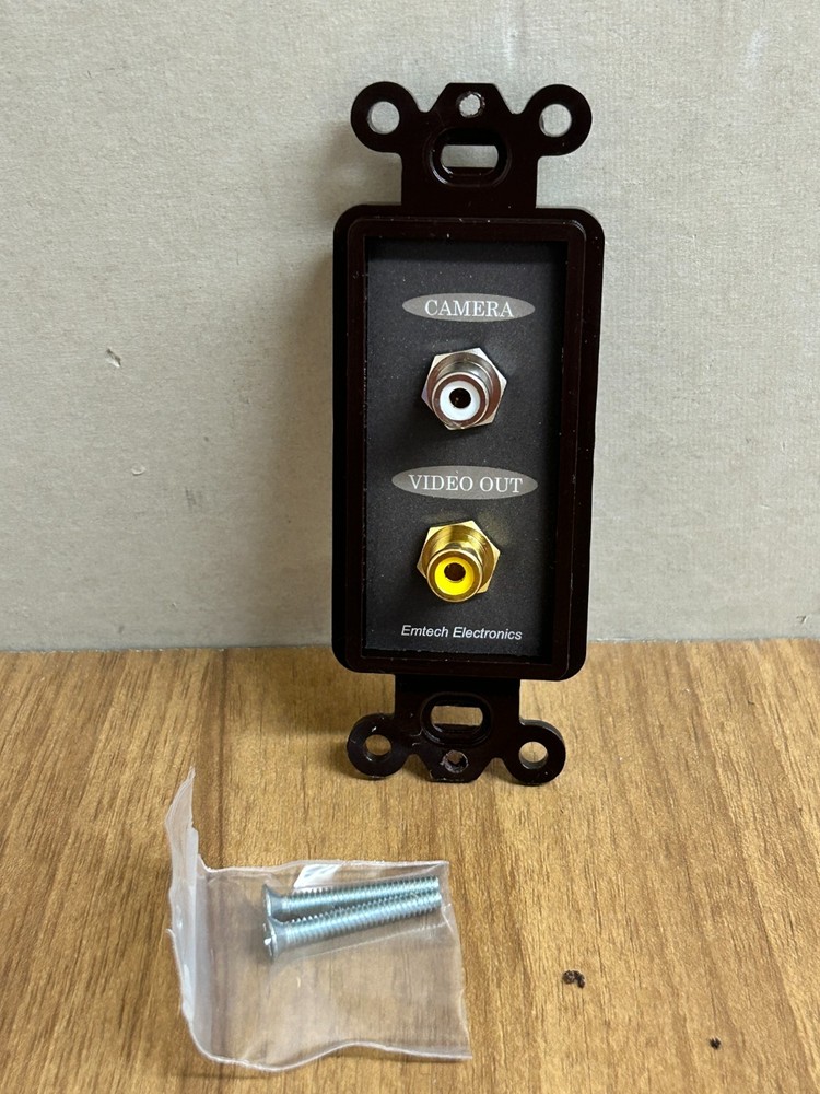 Emtech MSC-KV SINGLE GANG Camera and Video Out CONNECTION