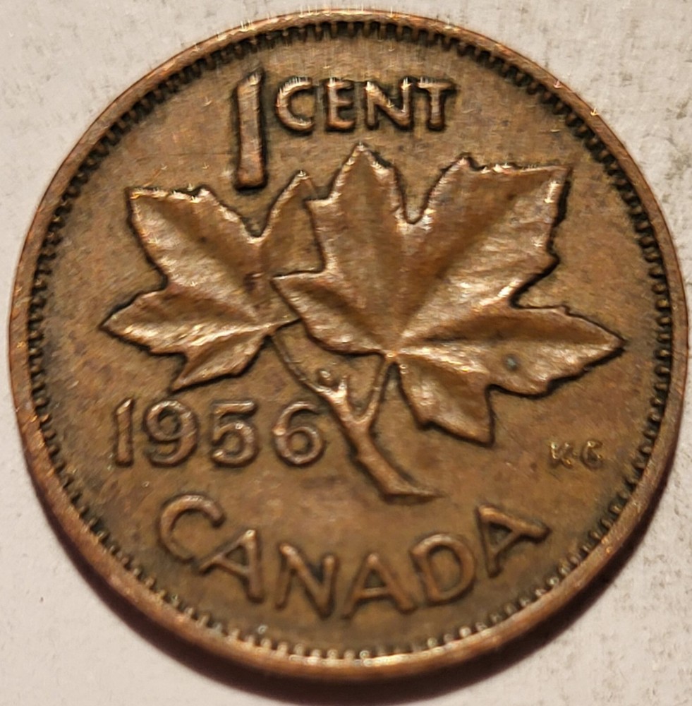 1956  Canada 1 Cent   coin   N16