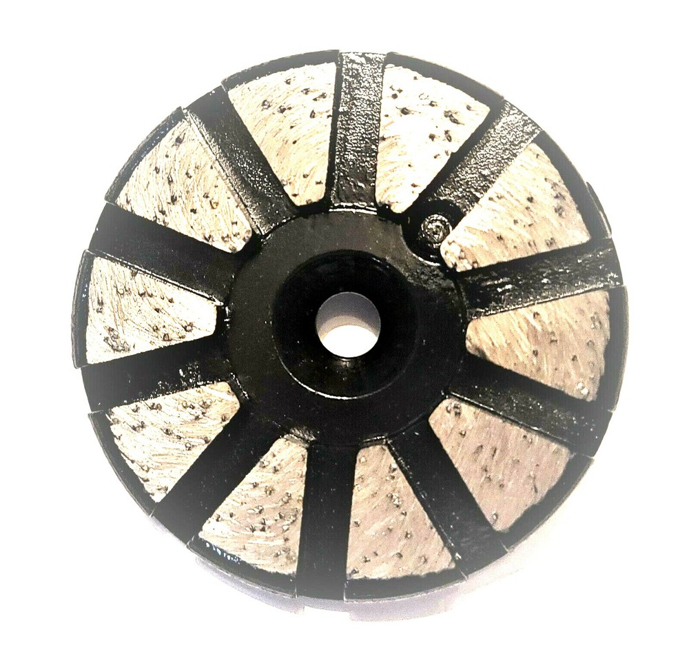 METAL-BOND DIAMOND TOOLS, 3" 10-SEGMENT - 16 GRIT. HF