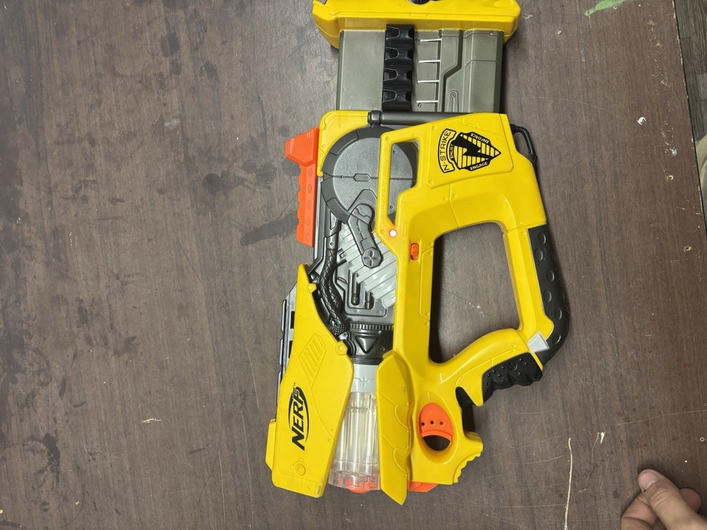 Nerf N-Strike Elite Firefly Rev-6 Yellow Dart Blaster Tested Working