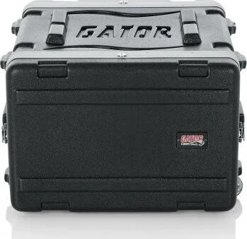 Gator 6U Audio Rack; Powered Rolling
