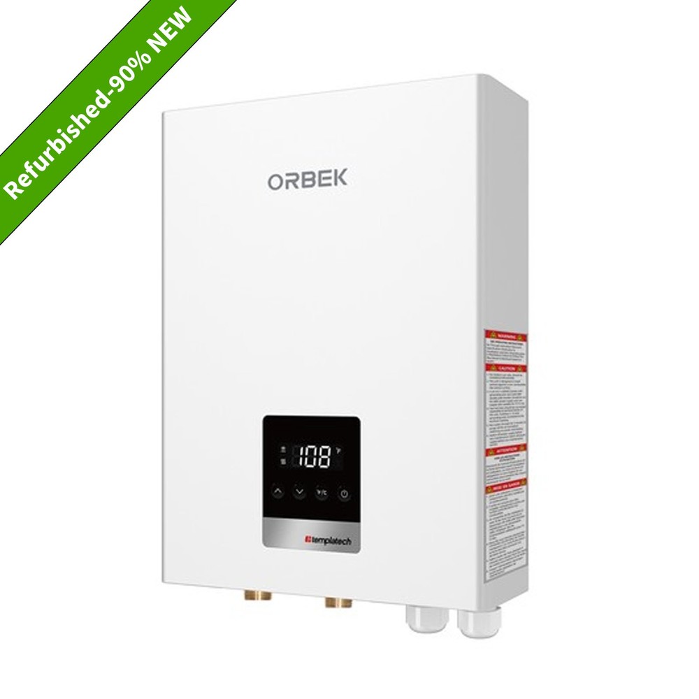 【90% NEW】Tankless Water Heater Electric, 18KW On Demand Instant Hot Water Heater