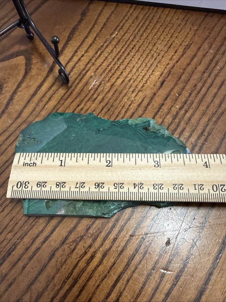 Malachite Slab With Stand