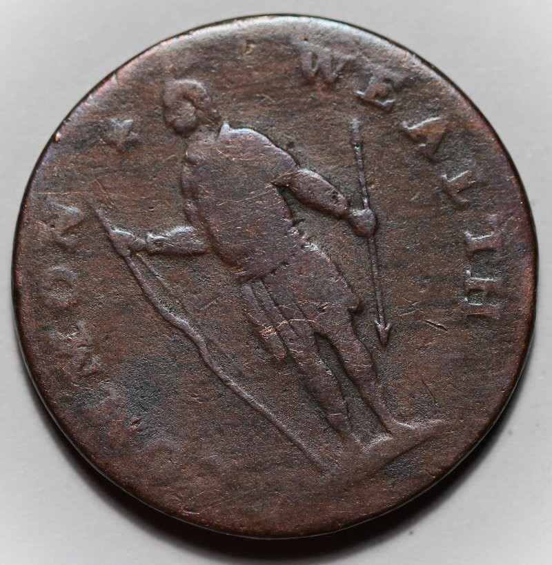 1788 Massachusetts Colonial Copper Cent