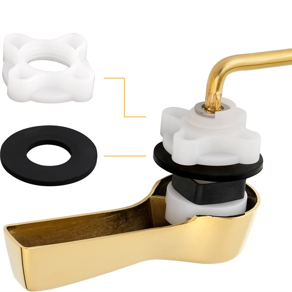 2 Pack Universal Front Mount Toilet Handle Tank Flush Lever Replacement Handle