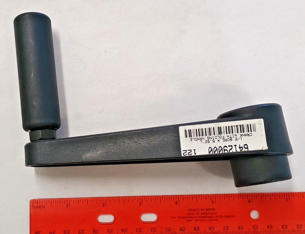 Folding Crank Handle 1/2" Bore #64129000 Plain Bore 5.52" Long