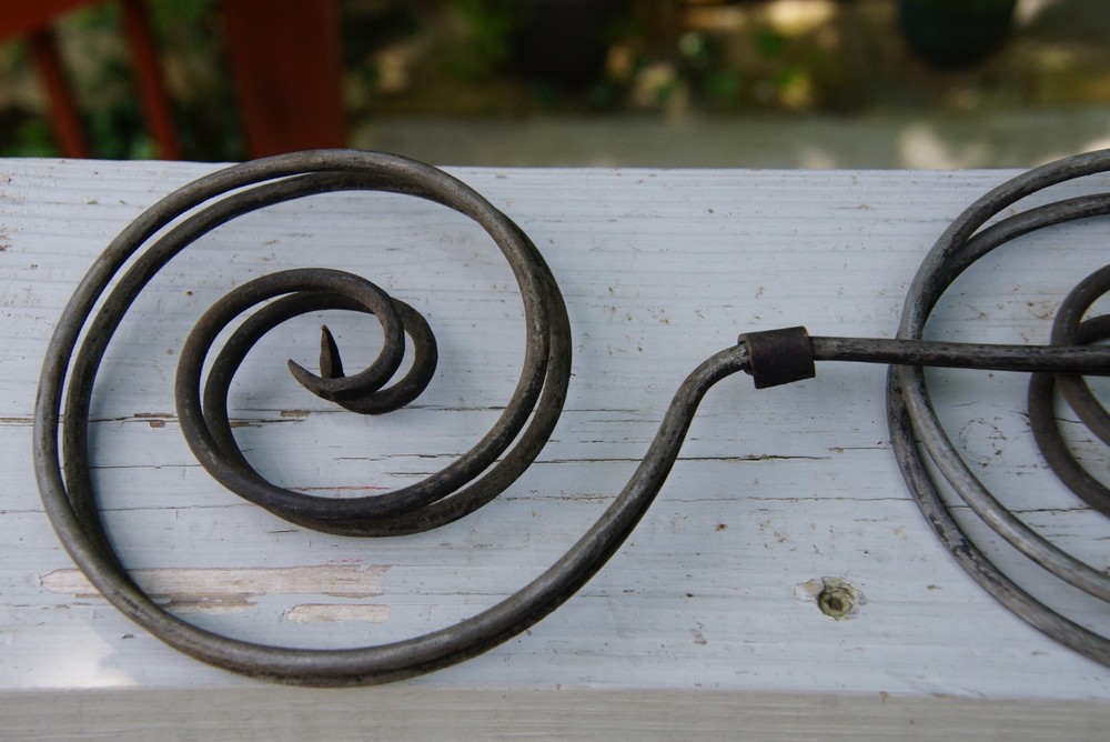 Handmade Wood & Iron Camping Fire Roasting Multi-tool: Pie-iron, S'mores, Cage +