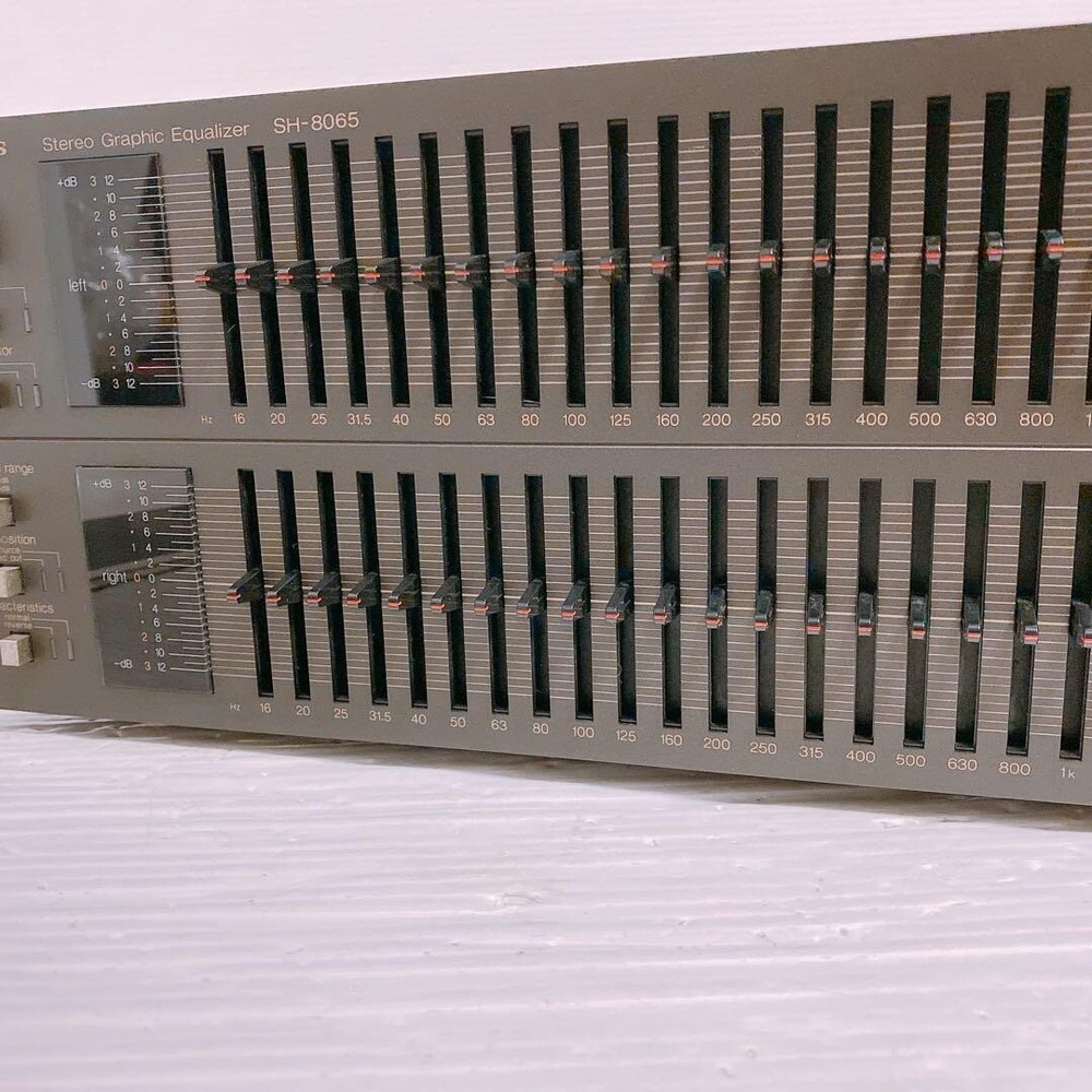 Technics SH-8065 Stereo Graphic Equalizer Silver used from Japan
