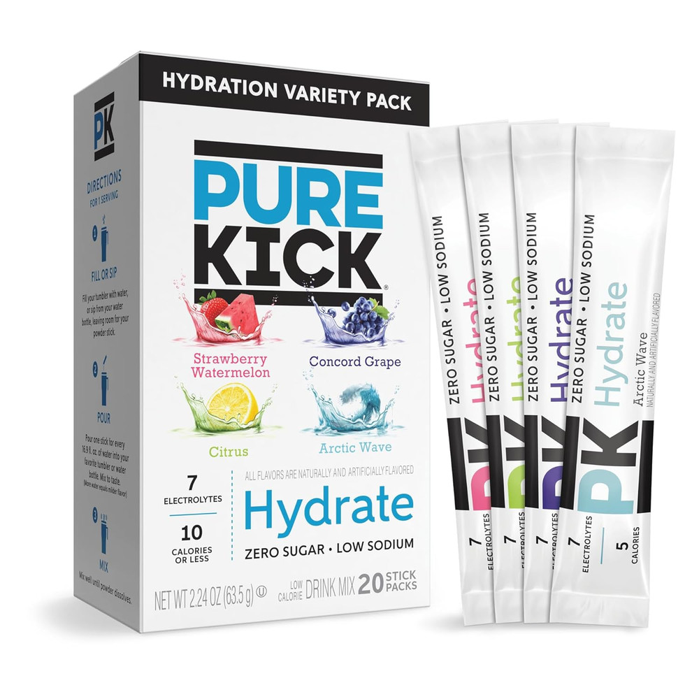 Hydration Drink Sticks - Hydration Variety Pack 20Ct