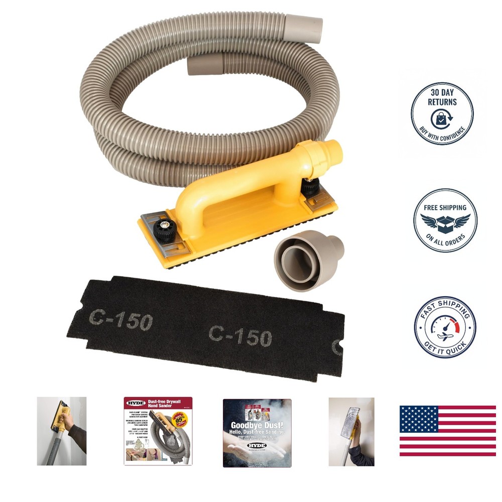 Efficient Drywall Vacuum Sander - Protect Your Space with Dust-Free Technology
