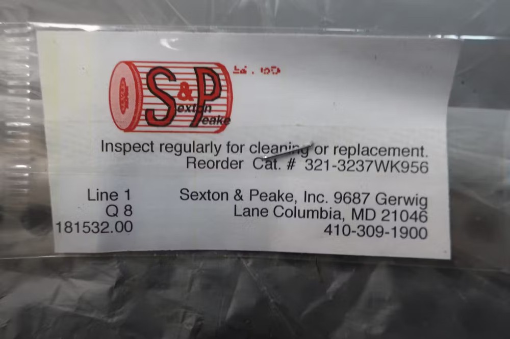 Sexton & Peake 321-3237WK956 Hydraulic Filter Element