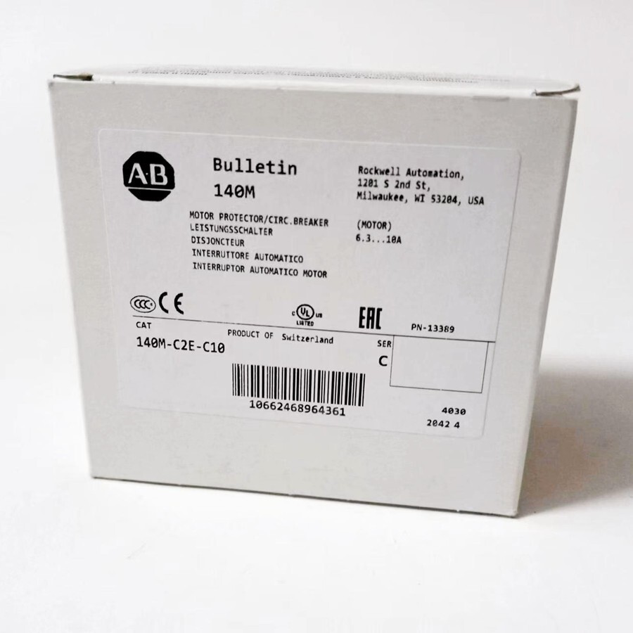New Factory Sealed Allen-Bradley 140M-C2E-C10 Motor Protector Circuit